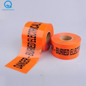 เทปคำเตือนของ GAS ใต้ดิน; เทปคำเตือนการไฟฟ้าใต้ดิน เทปคำเตือนไฟไหม้ใต้ดิน