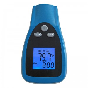 การวัดที่แม่นยำของเครื่องวัดอุณหภูมิอินฟราเรดแบบใช้มือถือขนาดเล็กในอุตสาหกรรม