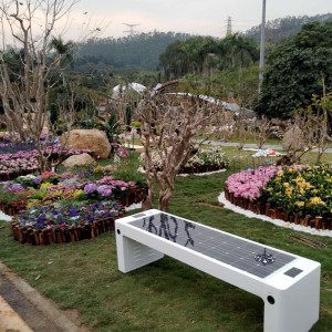 Solar Park Bench ผลิตภัณฑ์สมาร์ทซิตี้กรีน