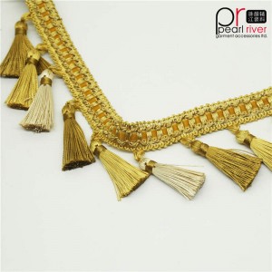 การออกแบบใหม่ขอบลูกสำหรับตกแต่งหน้าต่าง Pom Pom ขอบผ้าม่าน