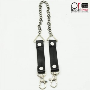 ขายส่งโซ่ตกแต่งโลหะที่มีสีสันสำหรับกางเกงเสื้อผ้า