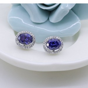 หูเงิน 925 เล็บแฟชั่นเพทายหูเล็บผู้หญิงหูเล็บคุณภาพสูง