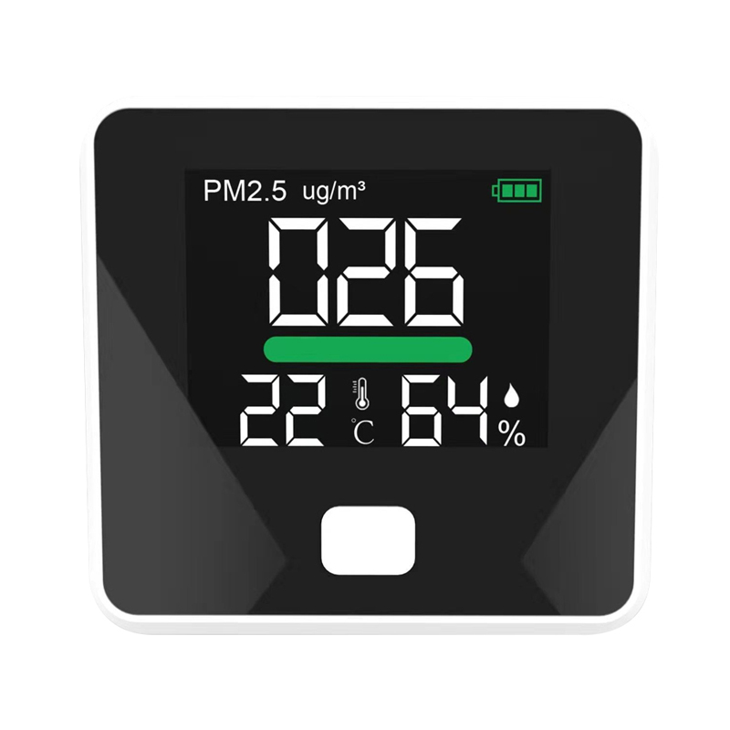 2019 ขายร้อนคุณภาพอากาศตรวจจับ PM2.5 HCHO มืออาชีพฟอร์มาลดีไฮด์ AQI ตรวจสอบตรวจจับ TVOC กับแบตเตอรี่ Li- แบตเตอรี่ที่ถูกต้องการทดสอบ