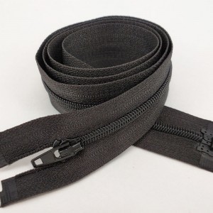 3 号尼龙注塑开口自动头拉链黑