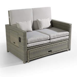 สวนพับเก้าอี้อาบแดดพลาสติกหวาย