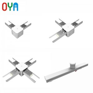 35W 1200 มม. ไฟราง LED Trunking เป็นเส้นตรงพร้อมมุมของลำแสง LR30 °