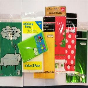 ตกแต่งบ้านอุปกรณ์เฟอร์นิเจอร์ตารางปกผ้าปูโต๊ะสำหรับปาร์ตี้วันเกิดวันหยุดเฉลิมฉลอง
