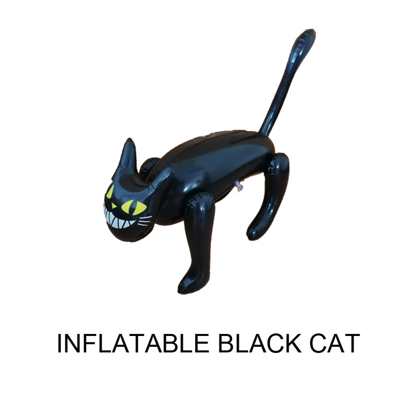 อุปกรณ์ตกแต่งฮาโลวีนทำให้พอง Black Cat