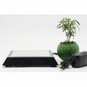 ใหม่กระจกฐานสี่เหลี่ยม maglev ลอยบินอากาศบอนไซบ่อหม้อต้นไม้