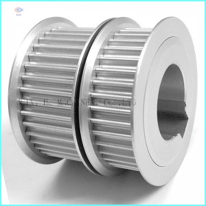 รอกอลูมิเนียม HTD แบบกำหนดเอง 3 เมตร 25t Keyway