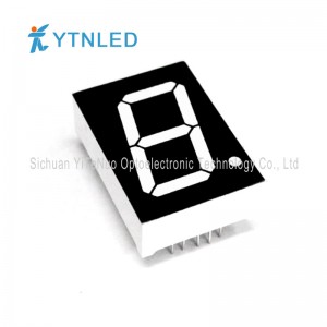 1 นิ้วสีแดง 1 หลัก 7 ส่วนแสดงผล LED, หลอดดิจิตอล
