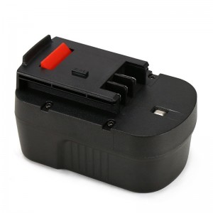 แบตเตอรี่เครื่องมือไฟฟ้าไร้สาย Ni-Cd 14.4V 1300mAh สำหรับ Black \u0026 Decker A1714, A14