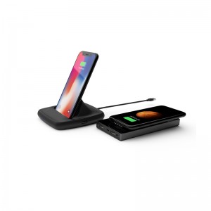 KPS-Z01 USB แบบถอดได้ใหม่ 5W ทั้งหมดในเครื่องชาร์จไร้สาย 10000 มิลลิแอมป์ชั่วโมง QI