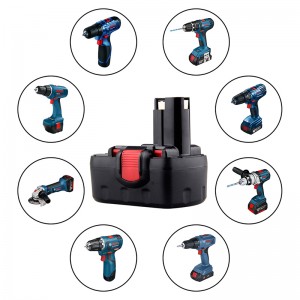 BAT180, BAT181, BAT189 บ๊อช 18V 2000mAh Ni-Cd แบตเตอรี่เครื่องมือไฟฟ้าแบบชาร์จซ้ำได้