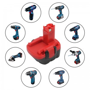 ชุดแบตเตอรี่เครื่องมือไฟฟ้า Ni-Cd เปลี่ยน 12V 1700mAh สำหรับบ๊อช BAT045, BAT049