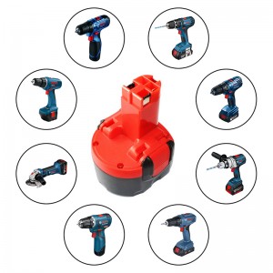 บ๊อช 2 607 335 587, 2 607 335 766 Ni-Cd 7.2V 1700mAh แบตเตอรี่ทดแทนเครื่องมือไฟฟ้า