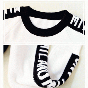 มาใหม่ทำด้วยผ้าขนสัตว์หนาฤดูหนาวที่อบอุ่นเสื้อกันหนาวคอมพิวเตอร์ถักสูบบุหรี่เสื้อสวมหัววัว