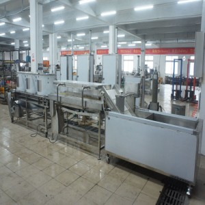 การทำความสะอาดผลไม้ความรักและการอบแห้งสายการผลิต