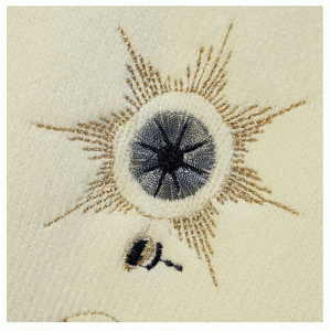 2019 หลวมงานหนักขนทอง Luxy S Tarry เย็บปักถักร้อยรอบคอหนาถักเสื้อกันหนาว