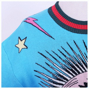 OEM Big Eye Jacquard Ladies 'Custom Pullover เสื้อกันหนาว 2018