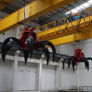 เครนเหนือศีรษะคานคู่พร้อมคว้า