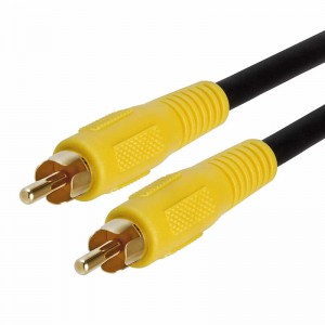 สายซับวูฟเฟอร์ RCA (ชายอาร์ซีเอ 1 ถึงสาย RCA เสียง / วิดีโอคอมโพสิตชาย 1 สาย S / PDIF Coaxial, สายสัญญาณเสียงดิจิตอลสำหรับเครื่องรับ AV, ระบ...