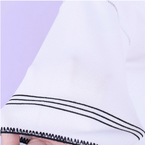 ผู้หญิง V คอครึ่งแขน Slash เฮ็มถัก Pullover เสื้อกันหนาวบางฤดูร้อน