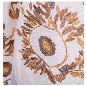 กำหนดเองออกแบบลายดอกไม้ปักผู้หญิงผ้า Pullover เสื้อกันหนาวขนสัตว์