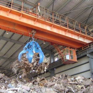 เครนเหนือศีรษะคานคู่พร้อมคว้า