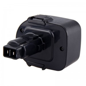 แบตเตอรี่สว่านแบบชาร์จไฟคุณภาพสูงขนาด 1500mAh 12V Ni-Cd สำหรับ Dewalt DE9072, DE9074, DE9075