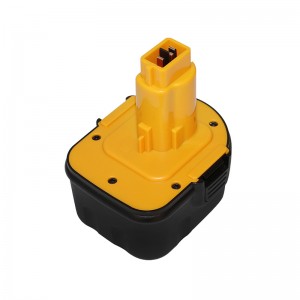 เครื่องมือแบตเตอรี่แบบชาร์จได้ Ni-Mh 2000mAh 12V สำหรับ Dewalt DW9071, DW9072, 152250-27