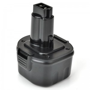 เซลล์แบตเตอรี่แบบชาร์จได้ Ni-Cd 9.6V 1500mAh สำหรับ Dewalt DE9061, DE9062, DW9061