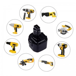 DE9062, DW9061, DW9062 แบตเตอรี่ทดแทน Dewalt 9.6 โวลต์ 3000 มิลลิแอมป์ชั่วโมง Ni-Mh แบตเตอรี่แพ็ค