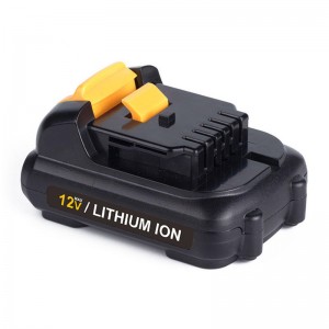 Li-ion 1500mAh 12V แบตเตอรี่สว่านไร้สายสำหรับ Dewalt DCB120, DCB121