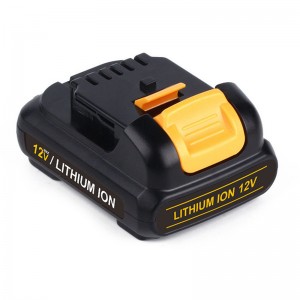 Li-ion 1500mAh 12V แบตเตอรี่สว่านไร้สายสำหรับ Dewalt DCB120, DCB121