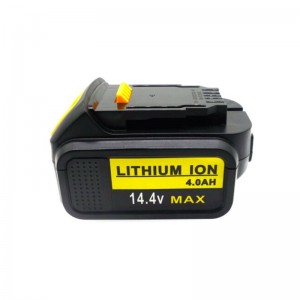 Li-ion 14.4V 4000mAh เปลี่ยนแบตเตอรี่สว่านไร้สายสำหรับ Dewalt DCB140