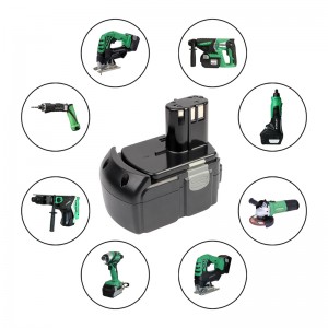 ร้านค้าเครื่องมือไร้สายออนไลน์แบตเตอรี่ร้านค้า Li-ion 18V 3000mAh สำหรับ Hitach BCL1830, EBM1830