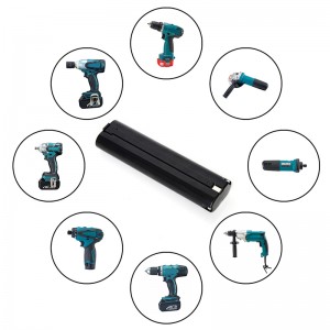 Ni-Cd 9.6V 1700mAh เครื่องมือไฟฟ้าเปลี่ยนแบตเตอรี่ไร้สายสำหรับ Makita 191681-2, 632007-4