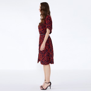 แพรรีชิคสีแดงลายคลับผู้หญิงเสื้อผ้า 2019 ชุดผู้หญิงพรรค