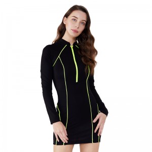 โรงงาน OEM ที่มีคุณภาพสูงลายสีดำห่อราคาถูกชุดผ้าพันแผลฤดูร้อนชุดแกว่งสีดำ