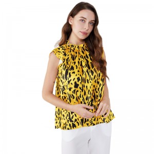 หินอ่อนพิมพ์ Halter Off ไหล่เสื้อกล้ามผู้หญิงเซ็กซี่ท็อปส์ซู SI5118