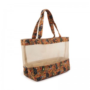 ตาข่ายไนลอนกระเป๋าเครื่องสำอางที่มีราคาโรงงาน