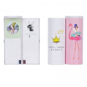 กล่องของขวัญกล่องใส่เครื่องเขียนพลาสติก Flamingo