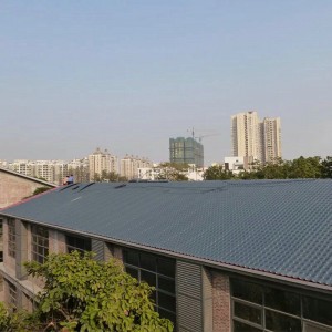 กระเบื้องหลังคา PVC วัสดุก่อสร้างพลาสติก