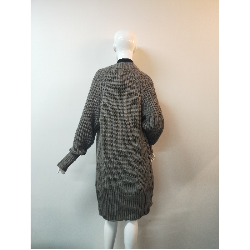 GREY CARDIGAN SWEATER RLWS0033F