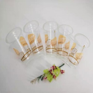 อาหารเกรดพลาสติกใสตุ่ม PET ตุ่ม 16 ออนซ์สำหรับคั้นน้ำผลไม้