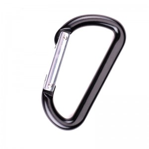 carabiner อุปกรณ์ปีนเขากลางแจ้งปีนเขาหัวเข็มขัดความปลอดภัยตะขอปีนเขาอย่างรวดเร็วแขวนของ