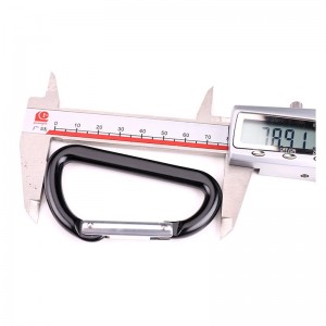 carabiner อุปกรณ์ปีนเขากลางแจ้งปีนเขาหัวเข็มขัดความปลอดภัยตะขอปีนเขาอย่างรวดเร็วแขวนของ