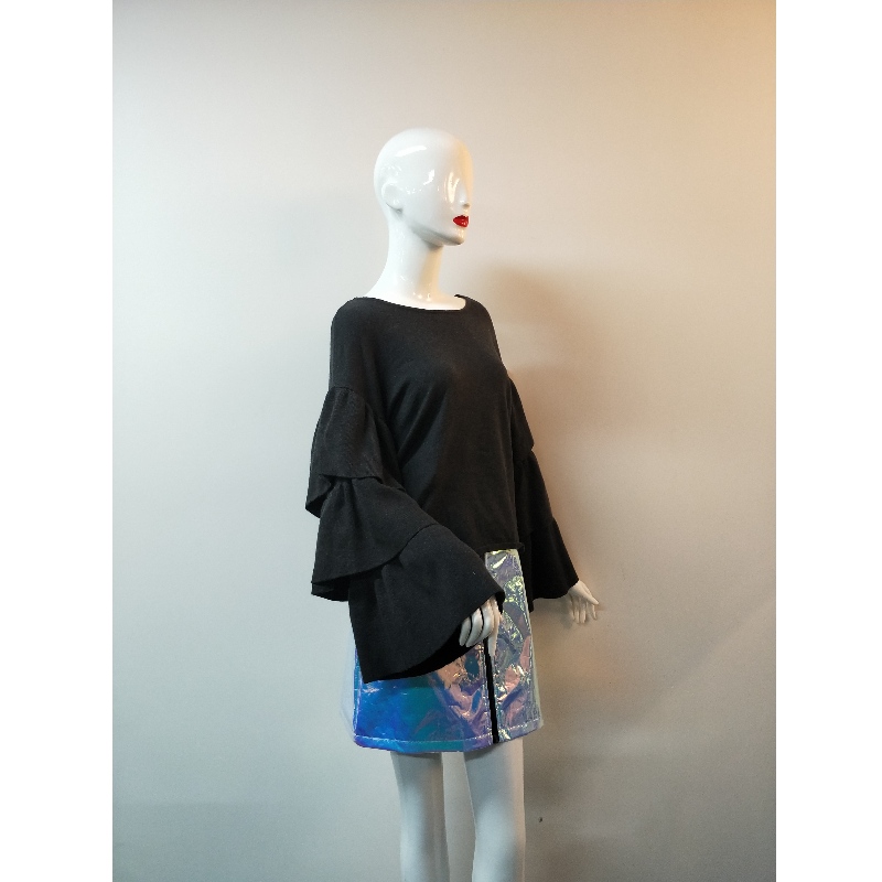 BLACK BATWING SWEATER RLW0108F