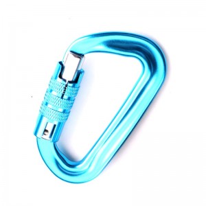 ตะขอกลางแจ้งปีนหน้าผาตั้งแคมป์ล็อคหลัก carabiner มัลติฟังก์ชั่นถั่วภูเขาตะขอหัวเข็มขัดปีนเขากลางแจ้งความเร็วลดลงอุปกรณ์ล็อคค...